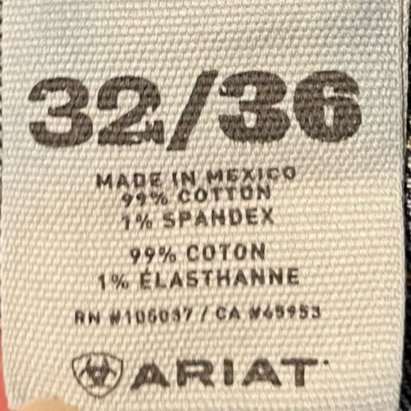 Ariat Men’s relaxed boot blue jeans M2 32/36 - Picture 10 of 10